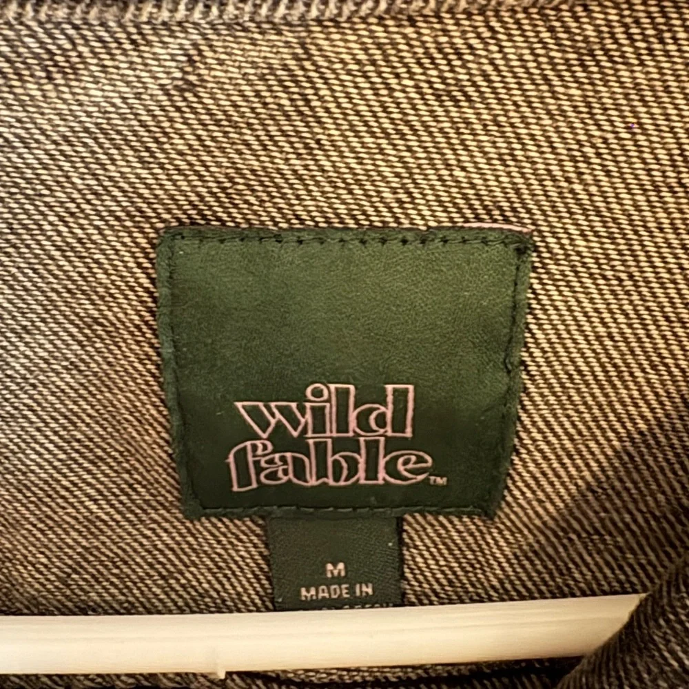 Wild Fable Black Jean Jacket - Picture 5 of 5